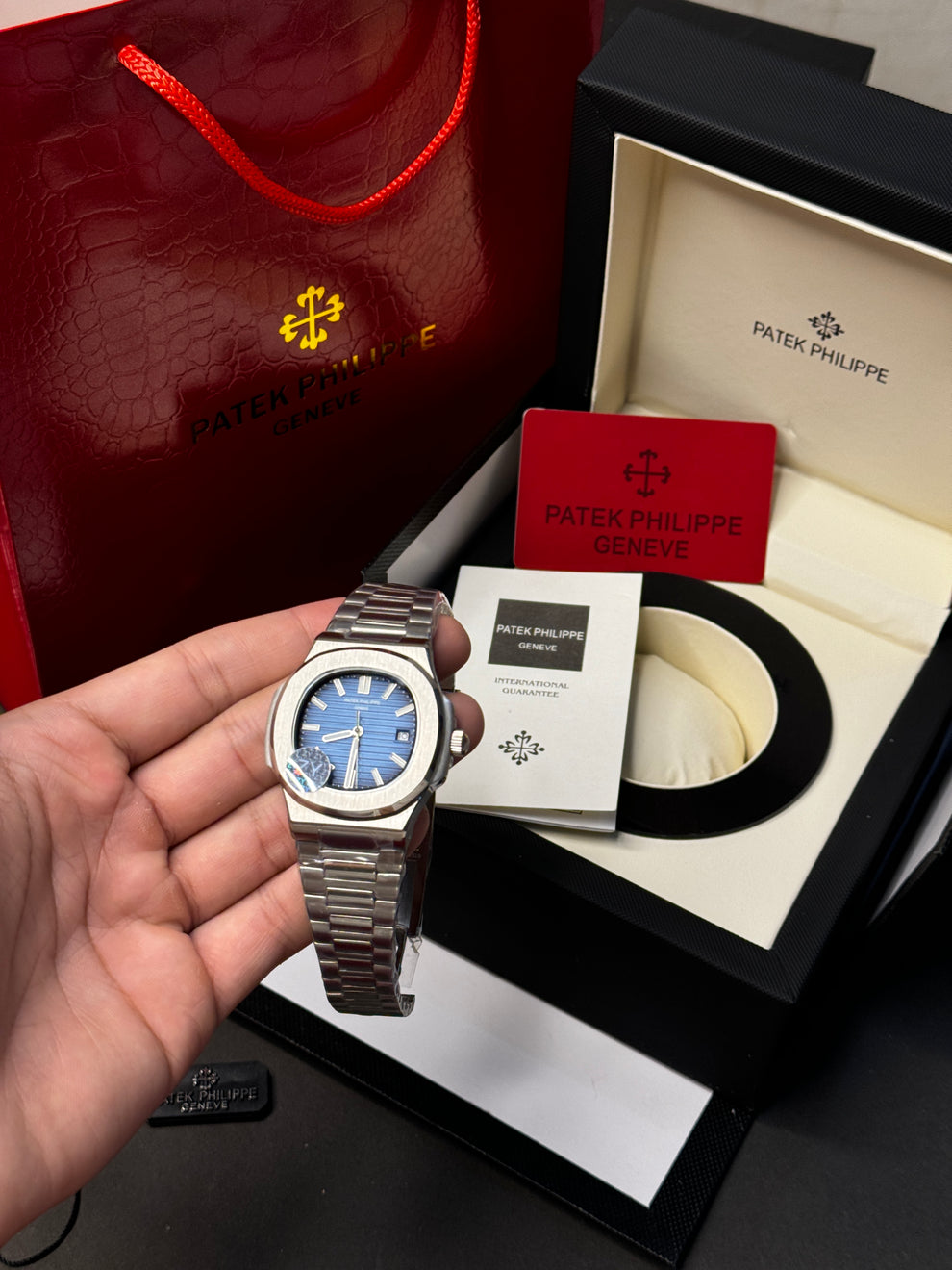 Patek Philippe Geneve Master AAA. Copy (Dot Perfect