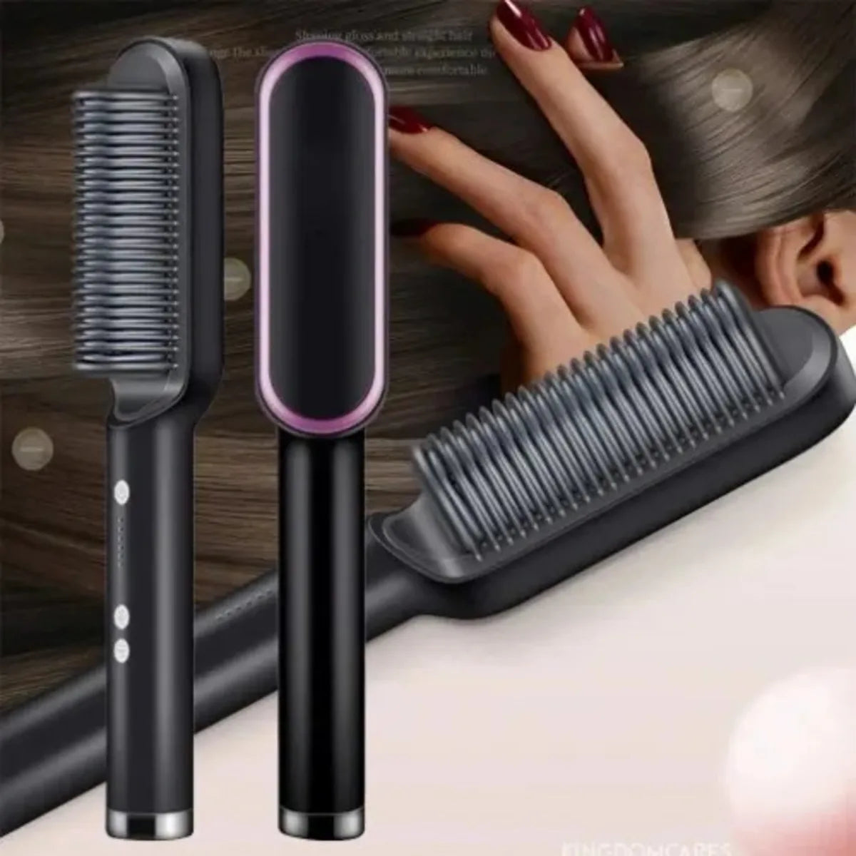 Straight Comb Temperature Control Hair Straightener (FH 909)